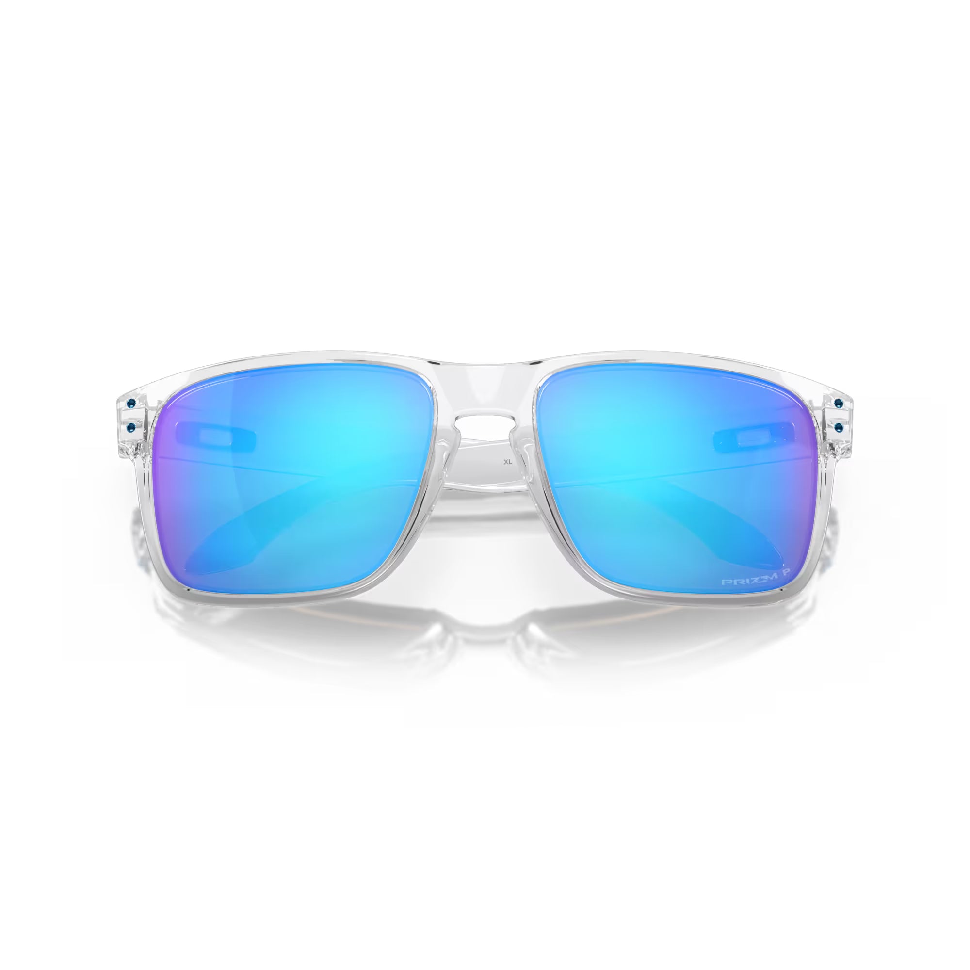 Oakley Holbrook XL Clear Frame with Prizm Sapphire Polarized Lenses 0OO9417-0759