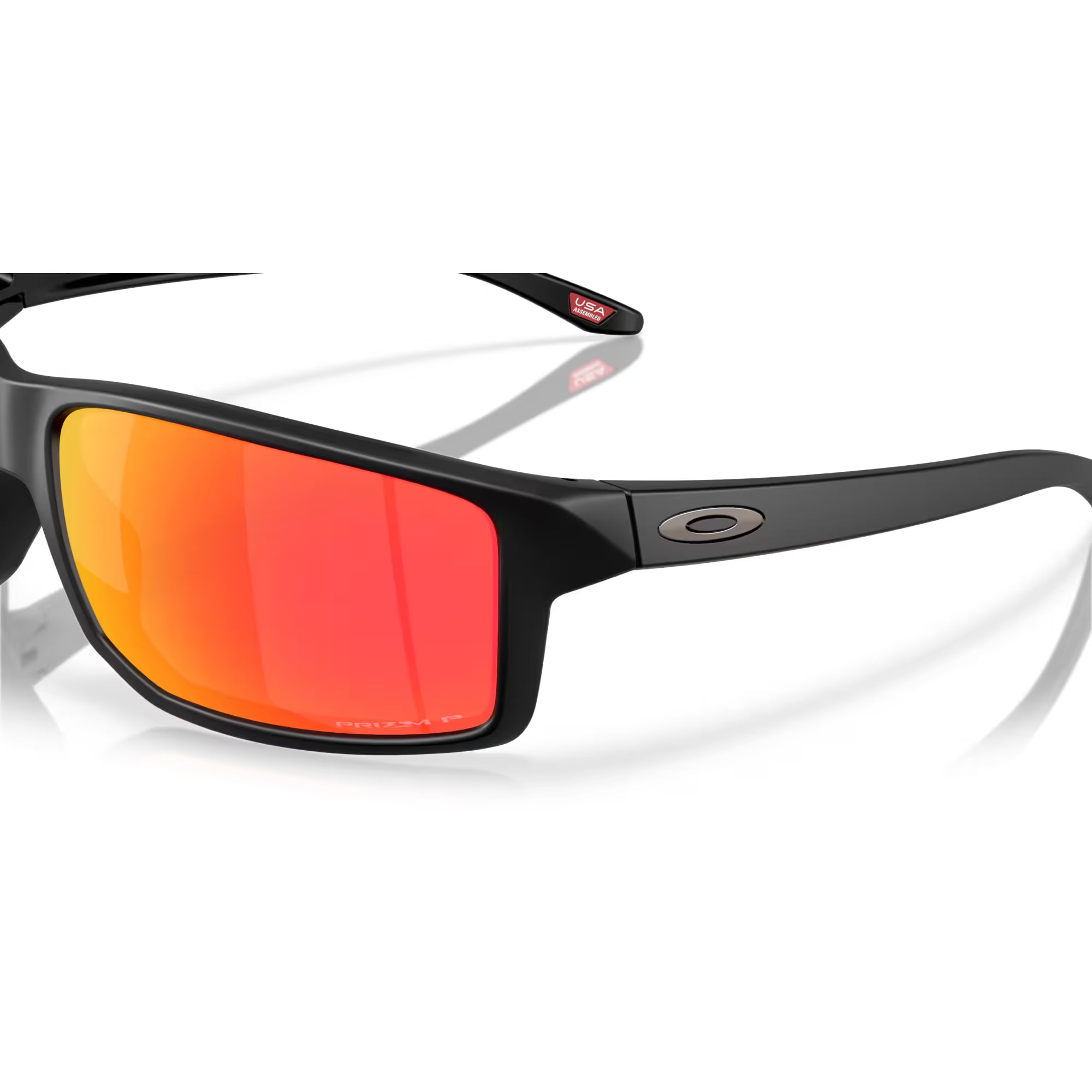 Oakley Gibston XL Matte Black Frame with Prizm Ruby Polarized Lenses 0OO9470-662