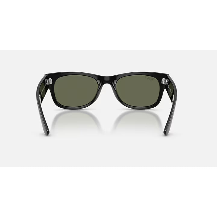 Ray-ban Mega Wayfarer II Polished Black Frame with Green Polarized Lenses 0RB0832S-901-5855