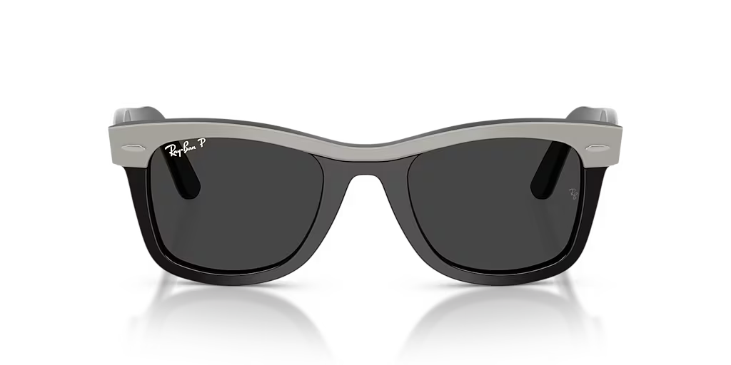 Ray-Ban Black and Gray Frame Sunglasses RB2240-1442/48