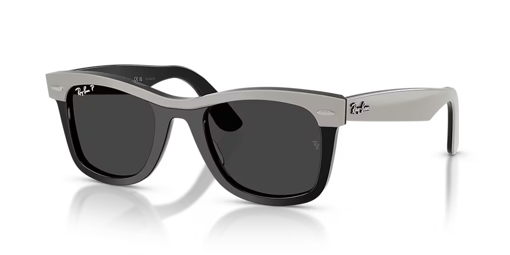 Ray-Ban Black and Gray Frame Sunglasses RB2240-1442/48