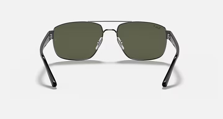 Ray-Ban Polished Gunmetal Frame Sunglasses RB3663-004/58