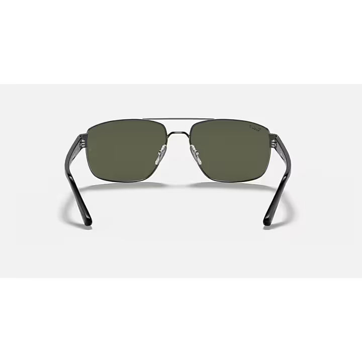 Ray-Ban Polished Gunmetal Frame Sunglasses RB3663-004/58