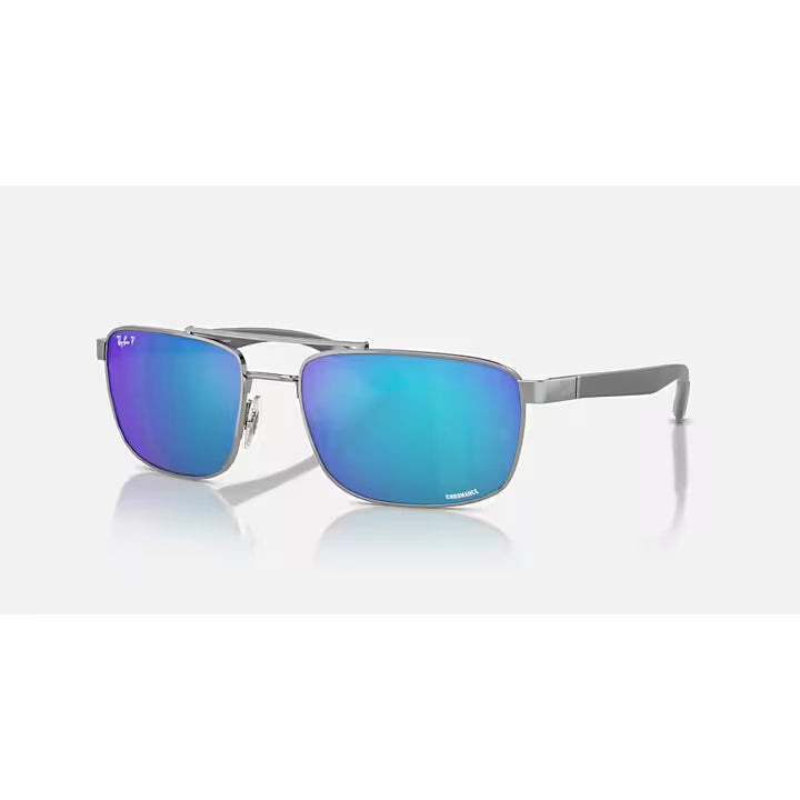 Ray-Ban Blue lens and Gray Frame Chromance Sunglasses RB3737CH-004