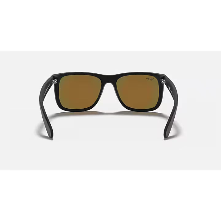 Ray-Ban Matte Black and Red Mirror Justin Sunglasses 0RB4165-622/6Q55