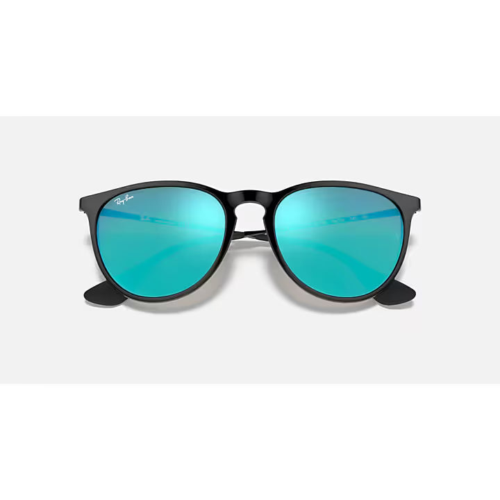 Ray-Ban Polished Black with Blue Mirror Erika Color Mix Sunglasses 0RB4171-601/5554