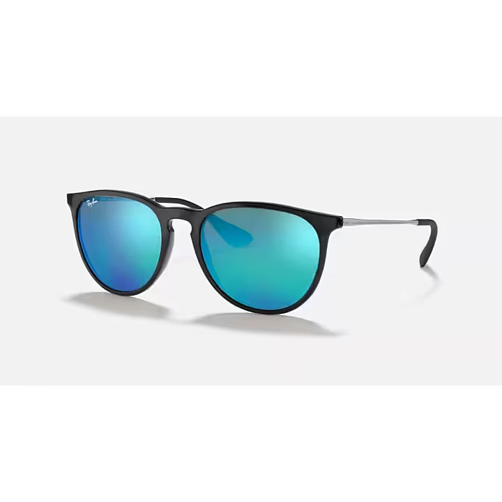 Ray-Ban Polished Black with Blue Mirror Erika Color Mix Sunglasses 0RB4171-601/5554
