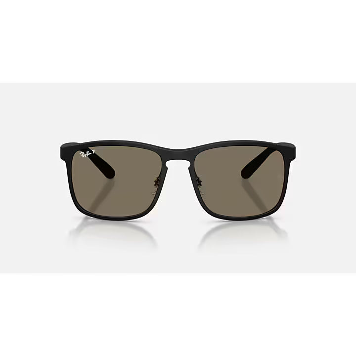 Ray-Ban Matte Black and Gray Chromance Lens Sunglasses RB4264-601
