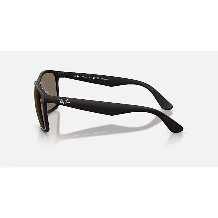 Ray-Ban Matte Black and Gray Chromance Lens Sunglasses RB4264-601
