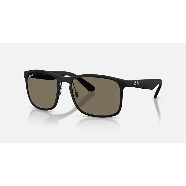 Ray-Ban Matte Black and Gray Chromance Lens Sunglasses RB4264-601
