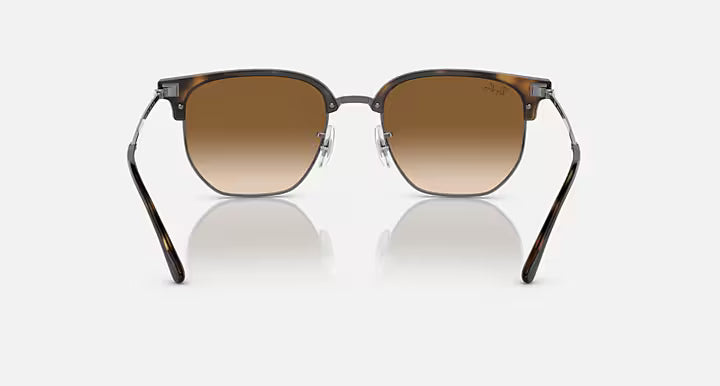 Ray-Ban Brown New Clubmaster Sunglasses 0RB4416-710