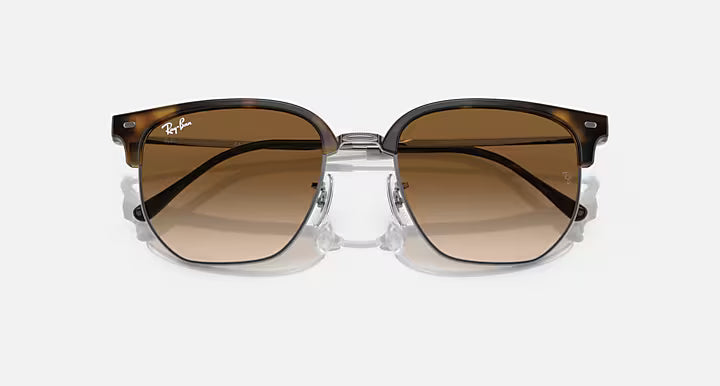 Ray-Ban Brown New Clubmaster Sunglasses 0RB4416-710