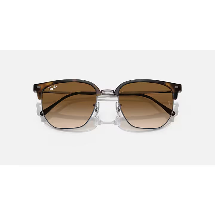 Ray-Ban Brown New Clubmaster Sunglasses 0RB4416-710