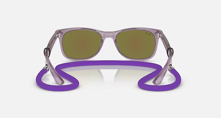 Kids Ray-Ban New Wayfarer Purple Sunglasses 0RJ9052S-7147B1
