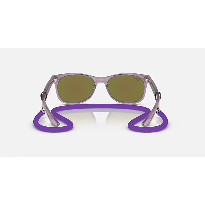 Kids Ray-Ban New Wayfarer Purple Sunglasses 0RJ9052S-7147B1