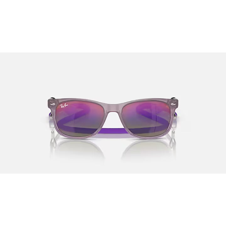 Kids Ray-Ban New Wayfarer Purple Sunglasses 0RJ9052S-7147B1