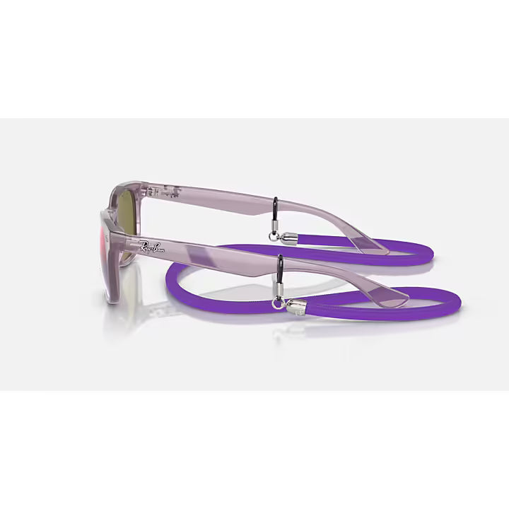 Kids Ray-Ban New Wayfarer Purple Sunglasses 0RJ9052S-7147B1