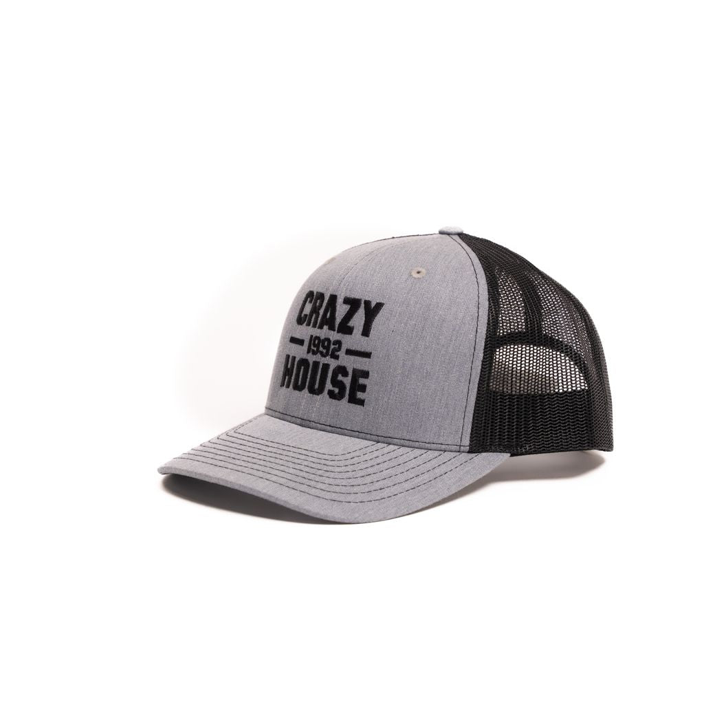 Crazy House Unisex Grey and Black Snapback with Stitching - Crazy House Western Wear