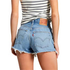 Women's Levi's 501 Original High-Rise Destructed Denim Shorts - Crazy House Western Wear