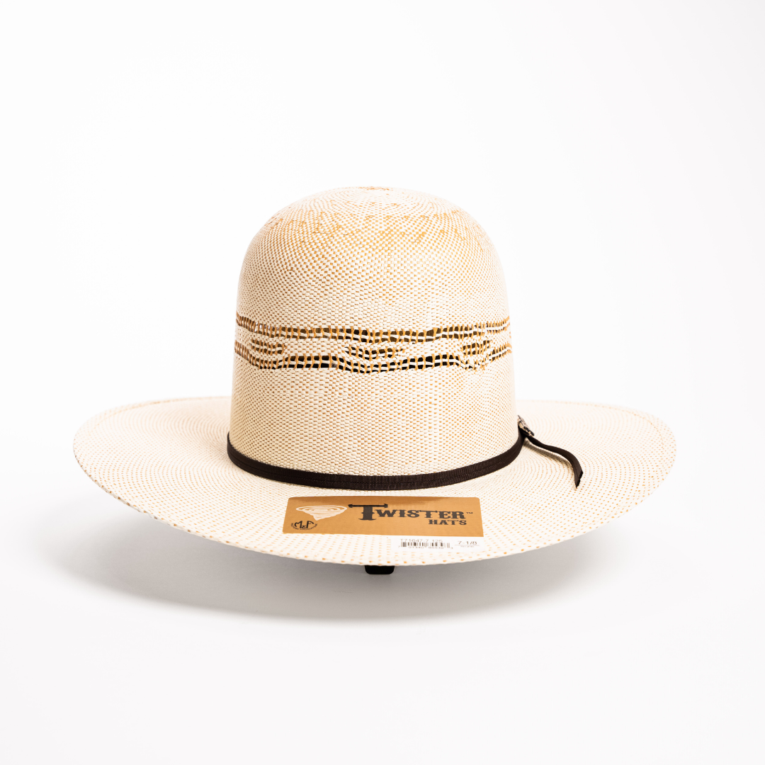 Twister Bangora 3.5" Straw Hat T71647 - Crazy House Western Wear