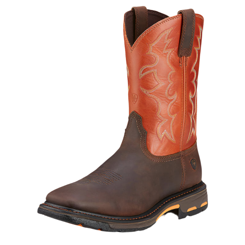 Men's Ariat WorkHog Wide Square Toe Work Boot 11" 10005888 - Crazy House Western Wear