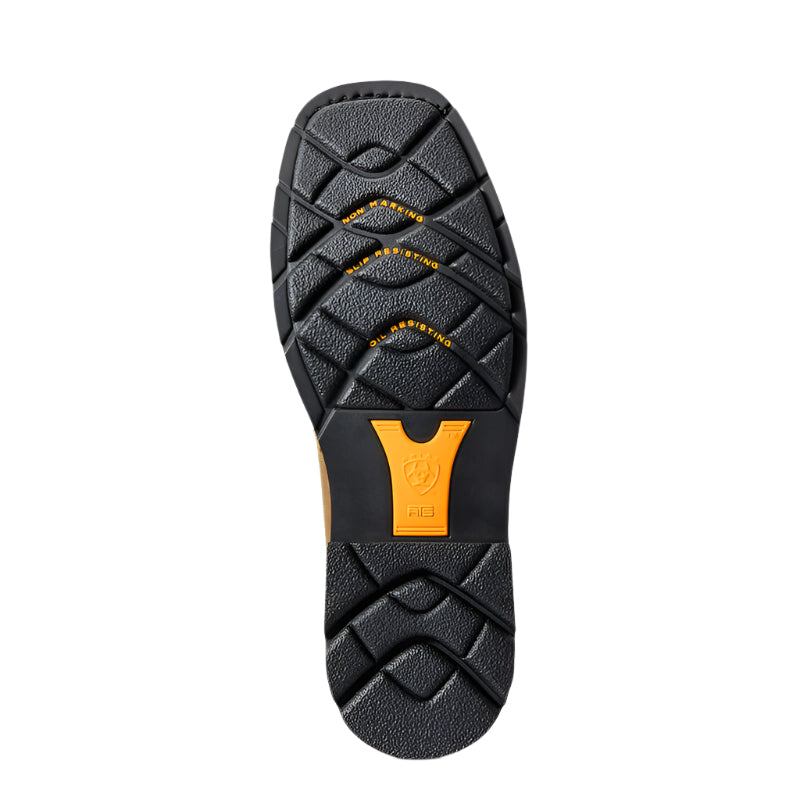 Men's Ariat Sierra Wide Square Toe Steel Toe Work Boot 10" 10010134 - Crazy House Western Wear