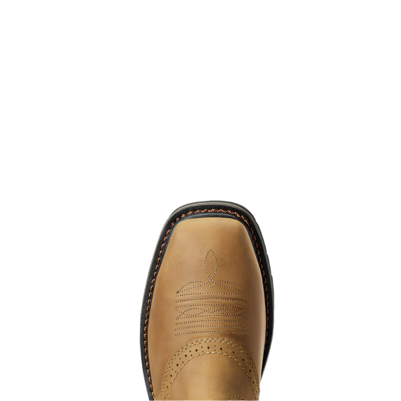 Men's Ariat Sierra Wide Square Toe Steel Toe Work Boot 10" 10010134 - Crazy House Western Wear