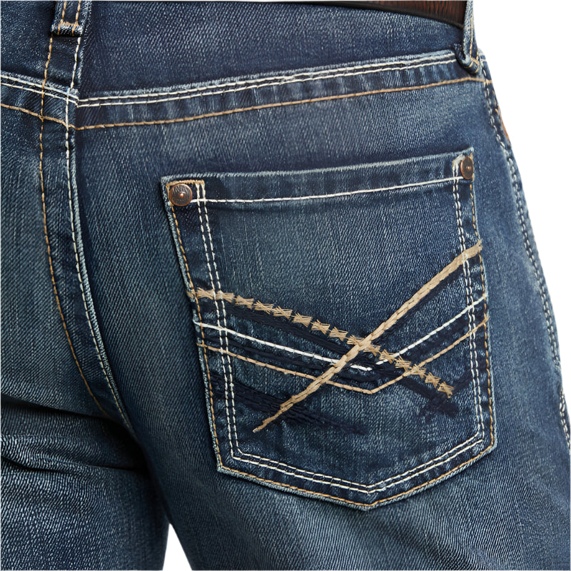 Men's Ariat M5 Slim Deadrun Stackable Straight Leg Jean 10010842 - Crazy House Western Wear