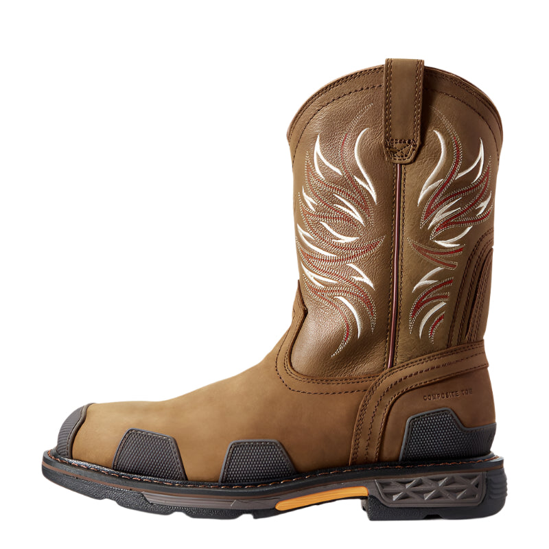 Men's Ariat OverDrive Wide Square Toe Composite Toe Work Boot 11" 10011933 - Crazy House Western Wear