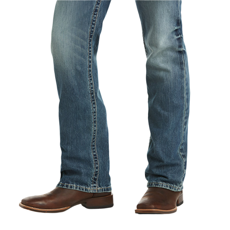 Men's Ariat M5 Slim Gambler Stackable Straight Leg Jean 10012703 - Crazy House Western Wear