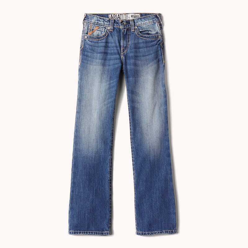 Boy's Ariat B4 Relaxed Boundary Boot Cut Jean 10018345