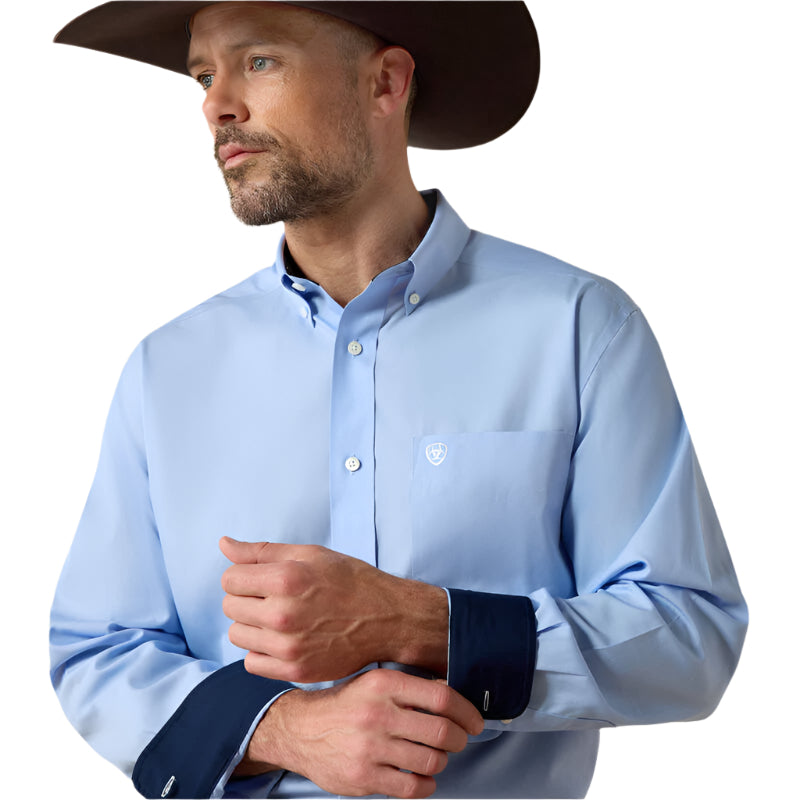 Men's Ariat Wrinkle Free Solid Classic Fit Shirt 10020329