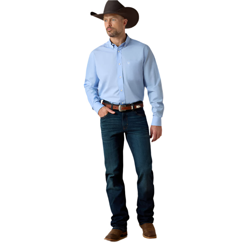Men's Ariat Wrinkle Free Solid Classic Fit Shirt 10020329