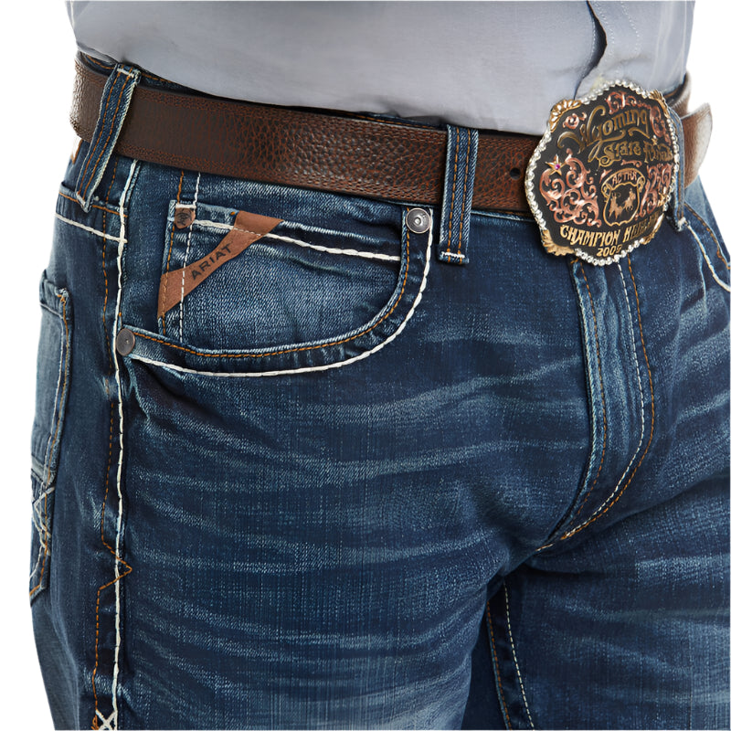 Men's Ariat M4 Low Rise Stretch Preston Boot Cut Jean 10023455 - Crazy House Western Wear