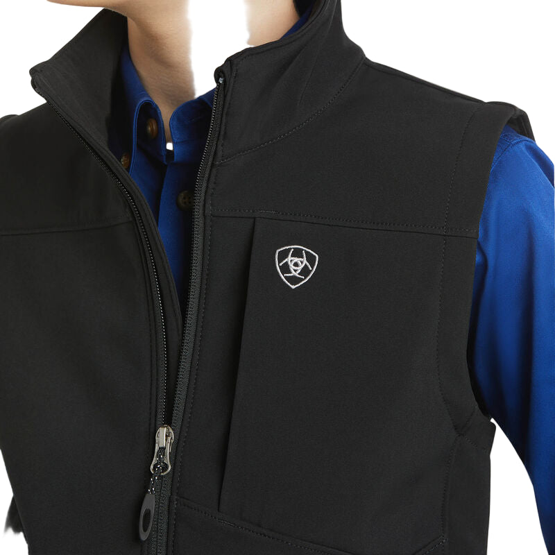 Boy's Ariat Black Vernon 2.0 Softshell Vest 10024058