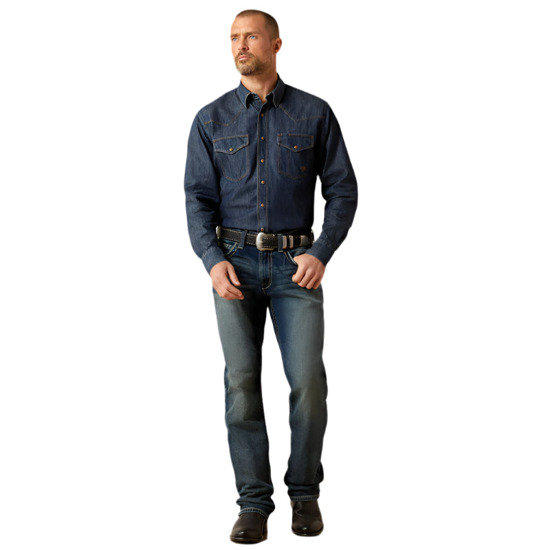 Men's Ariat M5 Slim Stretch Adkins Stackable Straight Leg Jean 10030275 - Crazy House Western Wear