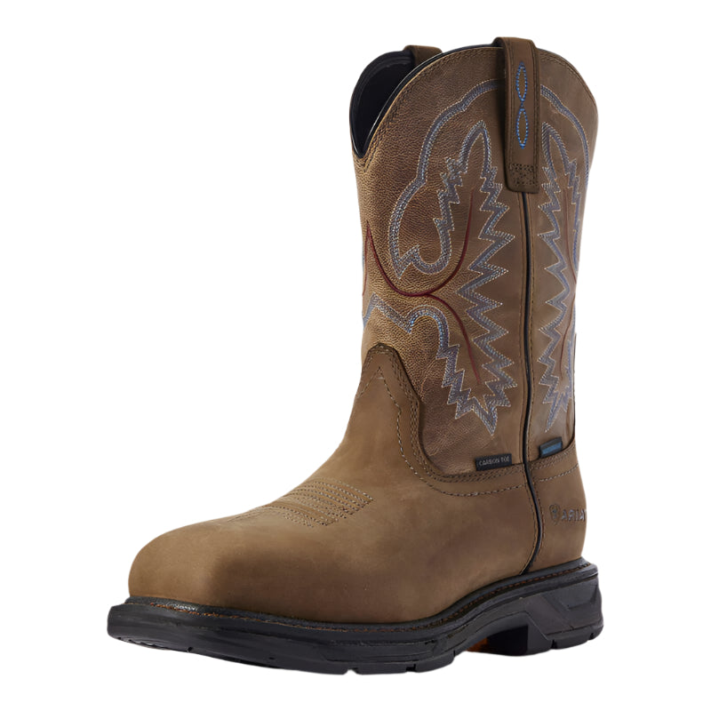 Men's Ariat WorkHog XT Waterproof Carbon Toe Work Boot 11" 10031483 - Crazy House Western Wear