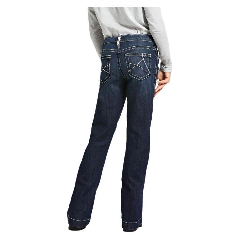 Girl's Ariat Trouser Mid Rise Stretch Ella Wide Leg Jean 10032311 - Crazy House Western Wear