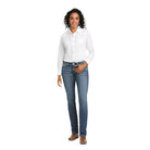 Women's Ariat R.E.A.L. Mid Rise Arrow Gianna Straight Jean 10034655 - Crazy House Western Wear