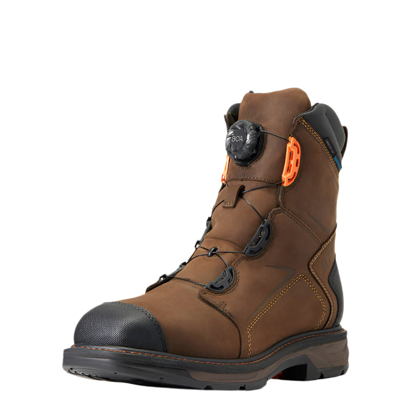 Men's Ariat WorkHog XT 8" BOA Waterproof Carbon Toe Work Boot 10038922 - Crazy House Western Wear
