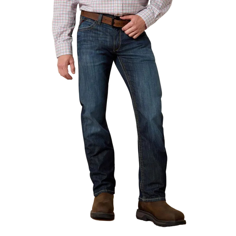 Men's Ariat FR M5 Straight Duralight Stretch Basic Straight Leg Jeans 10041118