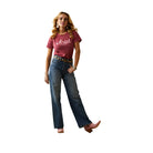 Women's Ariat Ultra High Rise Tomboy Wide Jean 10045189 - Crazy House Western Wear