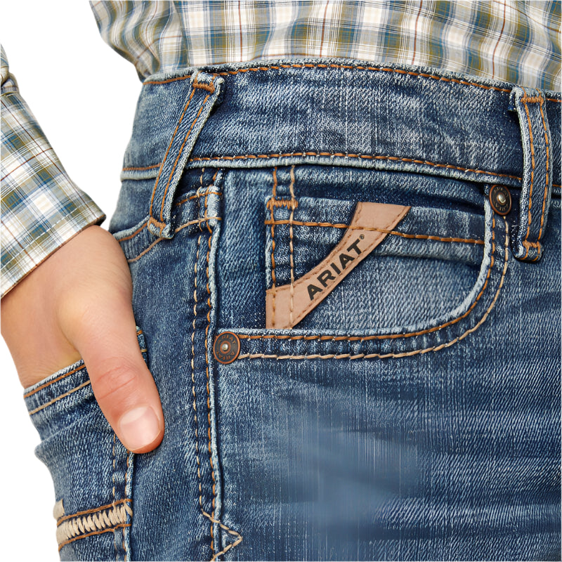 Boy's Ariat B5 Slim Paul Straight Jean 10045383 - Crazy House Western Wear