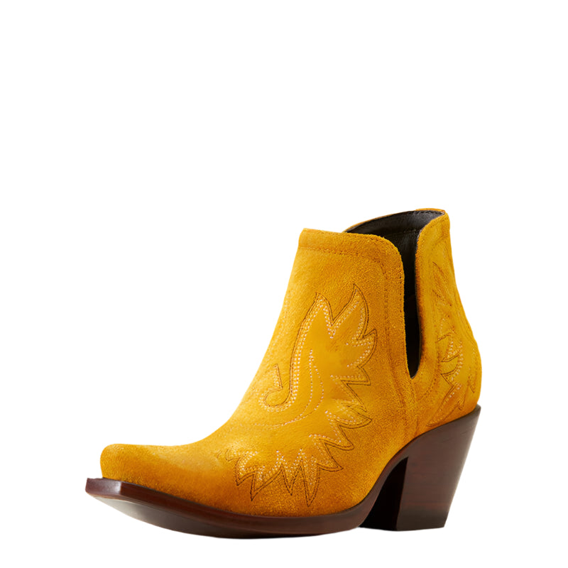 Women's Ariat Gilded Suede Dixon Western Bootie 10046865