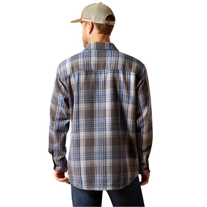 Men's Ariat Rebar Heavy Flannel Work Shirt 10052118 - Crazy House Western Wear