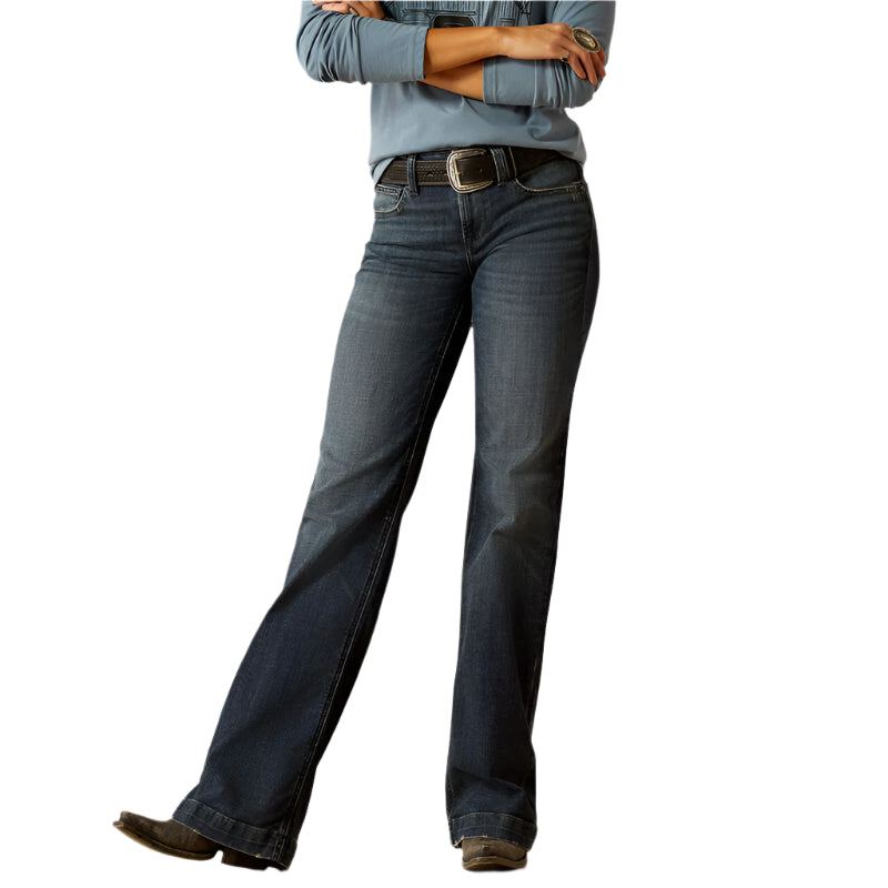 Women's Ariat Perfect Rise Elsie Trouser Jeans 10053536 - Crazy House Western Wear