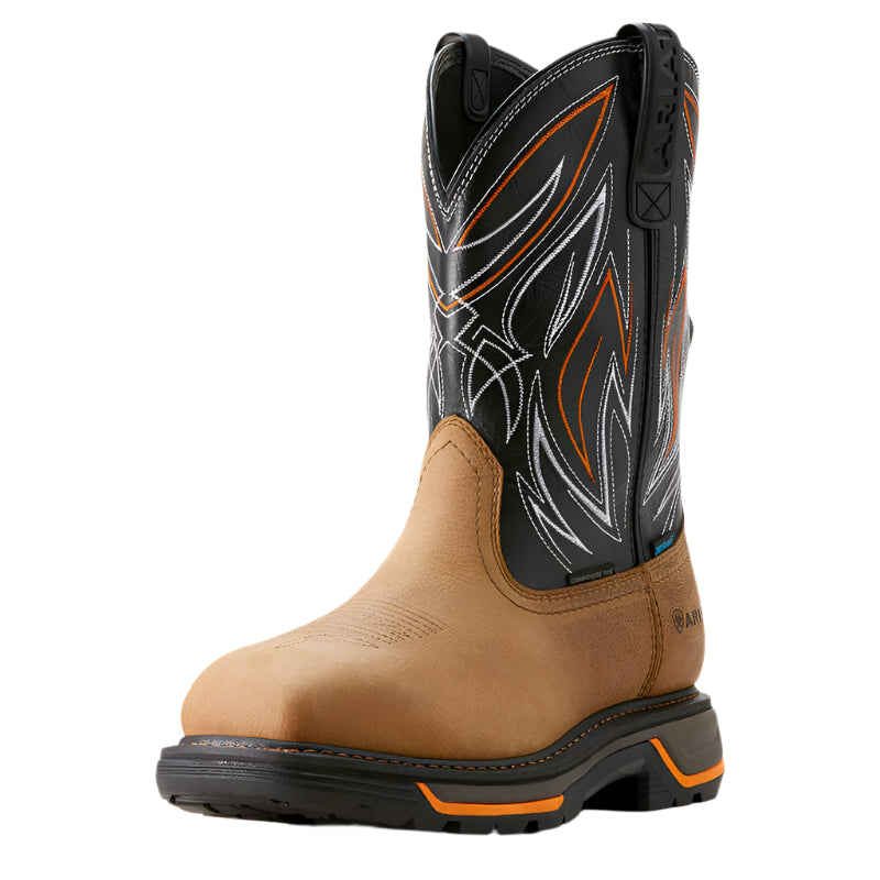 Men's Ariat Big Rig BOA Waterproof Composite Toe Work Boot 11" 10053617 - Crazy House Western Wear