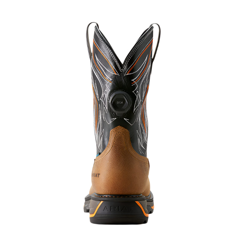 Men's Ariat Big Rig BOA Waterproof Composite Toe Work Boot 11" 10053617 - Crazy House Western Wear