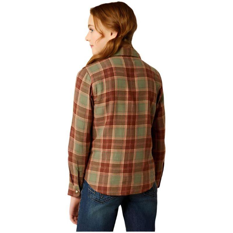 Girl's Ariat Ava Plaid Shirt 10054009 - Crazy House Western Wear