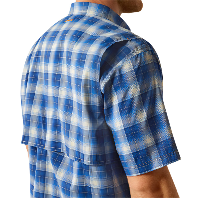 Men's Ariat Rebar Made Tough Vent TEK DuraStretch Work Shirt 10058537 - Crazy House Western Wear